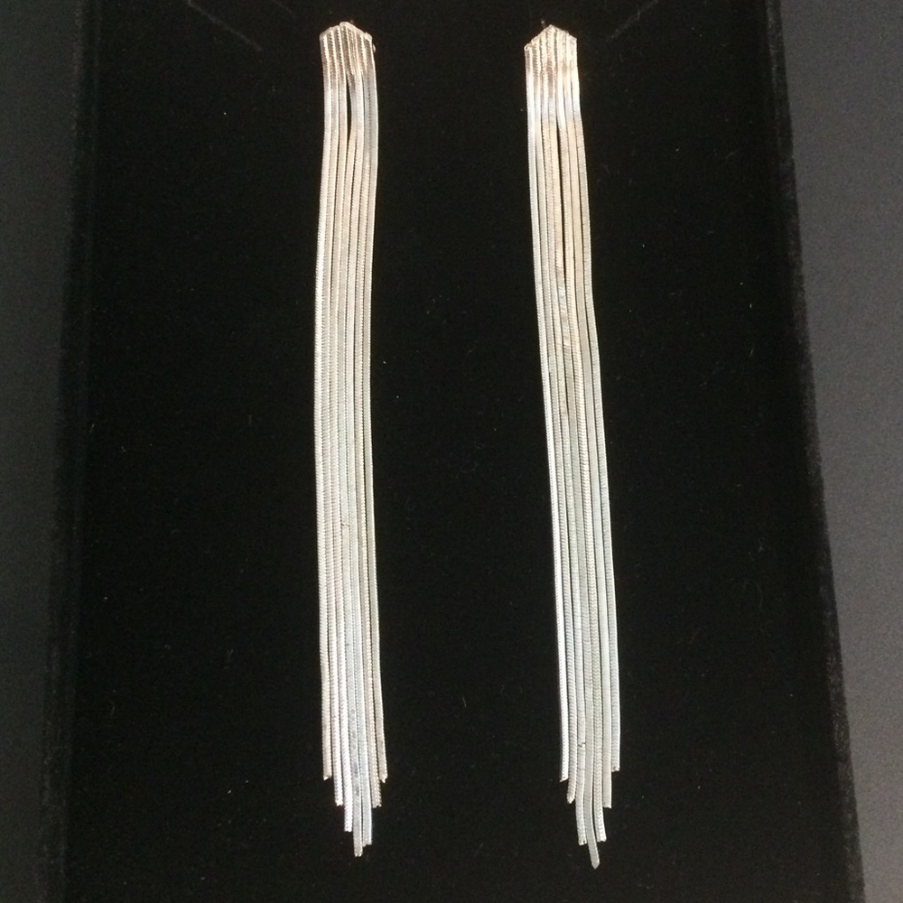 Silver Dangly Earrings